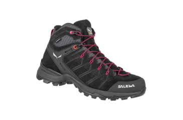 Image of Salewa Alp Mate Mid WP Hiking Boots - Womens, Black Out/Virtual Pink, 9.5, 00-0000061385-998-9.5