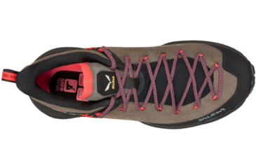 Image of Salewa Dropline Leather Hiking Boots - Womens, Bungee Cord/Black, 8.5, 00-0000061394-7953-8.5