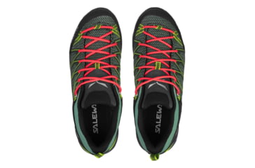 Image of Salewa MTN Trainer Lite GTX Hiking Boots - Womens, Feld Green/Fluo Coral, 10, 00-0000061362-5585-10
