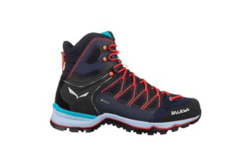 Image of Salewa MTN Trainer Lite Mid GTX Hiking Shoes - Womens, Premium Navy/Blue Fog, 7, 00-0000061360-3989-7