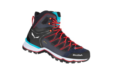 Image of Salewa MTN Trainer Lite Mid GTX Hiking Shoes - Womens, Premium Navy/Blue Fog, 7, 00-0000061360-3989-7