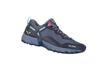 Image of Salewa Ultra Train 3 Hiking Shoes - Womens, Navy Blazer/Maui Blue, 7.5, 00-0000061389-3823-7.5