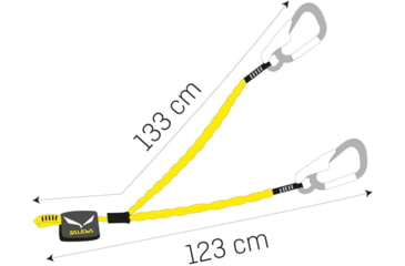 Image of Salewa Via Ferrata Set Premium Attac, Silver/Royal Blue, 00-0000000972-5787