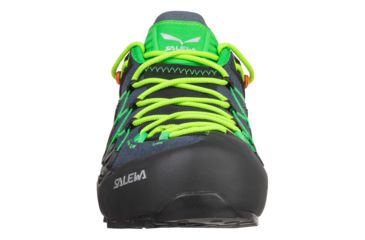 Image of Salewa Wildfire Edge Climbing Shoes - Mens, Ombre Blue/Fluo Yellow, 13, 00-0000061346-3840-13