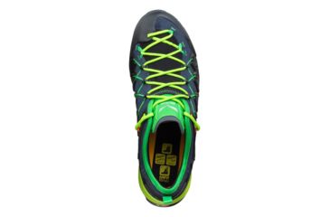 Image of Salewa Wildfire Edge Climbing Shoes - Mens, Ombre Blue/Fluo Yellow, 13, 00-0000061346-3840-13