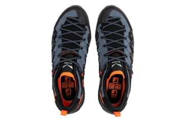 Image of Salewa Wildfire Edge Climbing Shoes - Mens, Premium Navy/Fluo Yellow, 14, 00-0000061346-3988-14