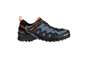 Image of Salewa Wildfire Edge Climbing Shoes - Mens, Premium Navy/Fluo Yellow, 14, 00-0000061346-3988-14