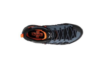 Image of Salewa Wildfire Edge Climbing Shoes - Mens, Premium Navy/Fluo Yellow, 14, 00-0000061346-3988-14