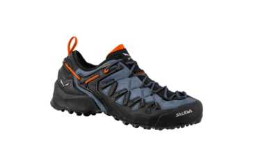 Image of Salewa Wildfire Edge Climbing Shoes - Mens, Premium Navy/Fluo Yellow, 14, 00-0000061346-3988-14