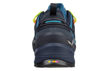 Image of Salewa Wildfire Edge Climbing Shoes - Mens, Premium Navy/Fluo Yellow, 9, 00-0000061346-3988-9