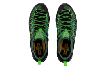 Image of Salewa Wildfire Edge GTX Climbing Shoes - Mens, Myrtle/Fluo Green, 8, 00-0000061375-5949-8