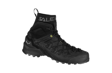 Image of Salewa Wildfire Edge Mid GTX Climbing Shoes - Men's, Black/Black, 14, 00-0000061350-0971-14