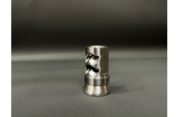 Image of Salmon River Solutions CB/Banish Gold Muzzle Brake, .30 Cal, 1/2x28, Titanium, 1141