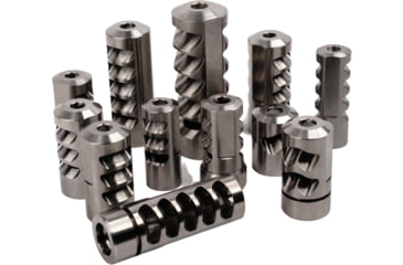 Image of Salmon River Solutions Srs Ti Pro 2 ST .990 Muzzle Brake, 5/8x24, Titanium, 1128