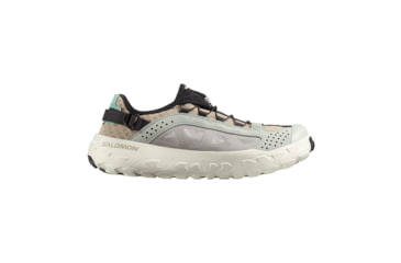 Image of Salomon Salomon Mens Solamphibian Sandals Watershoe, Desert Tan / Wrought Iron / Clearly Aqua, 11.5, L49107800-11.5