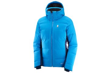 Image of Salomon Whitebreeze Down Jacket - Womens, Hawaiian Surf/Medieval Blue, Large, L40296600-L