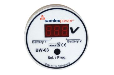 Image of Samlex America Dual Battery Monitor - 12V or 24V - Auto Detection 67243