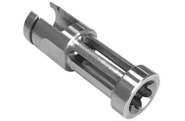 Image of Samson 04-06062-00 Flash Hider Natural Stainless Steel With 2.50 OAL &amp; .860