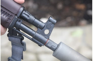 Image of Samson 1/2x28 14-1LH Thread Adapter for 9mm AK, Black, 04-06048-12