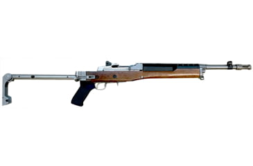 Image of Samson Ruger Mini-14 Folding Stock w/Polymer Grip, Stainless Steel, Walnut Finish, Right Hand, 10-00001-00