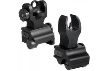 Image of Samson Aluminum Top Mounted Deployable Front and Rear Sight, SIG SG 553, HK Front, Black, QF-SIG-HK-A2 PKG