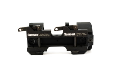 Image of Samson DMR 35mm Scope Mount Rings w/20 MOA Bias, 0 inch Offset, Black, 03-00132-01