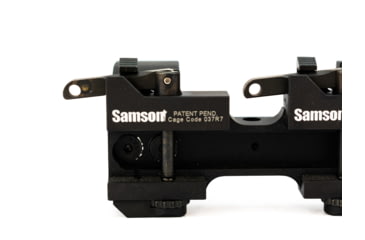 Image of Samson DMR 35mm Scope Mount Rings w/20 MOA Bias, 0 inch Offset, Black, 03-00132-01