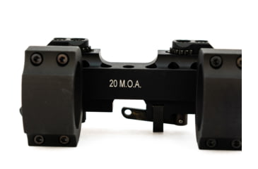 Image of Samson DMR 35mm Scope Mount Rings w/20 MOA Bias, 0 inch Offset, Black, 03-00132-01