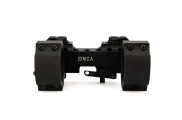 Image of Samson DMR 35mm Scope Mount Rings w/20 MOA Bias, 0 inch Offset, Black, 03-00132-01