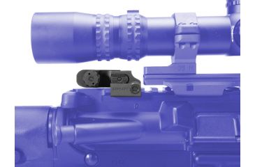 Image of Samson Aluminum Top Mounted Deployable Rear Sight, Black, 02-00030-01