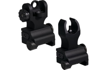 Image of Samson Top Mounted Deployable Front and Rear Sight for AR-15, Black, QF-HK-A2 PKG