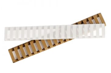 Image of Samson Low Profile Picatinny Rail Cover, Coyote Brown