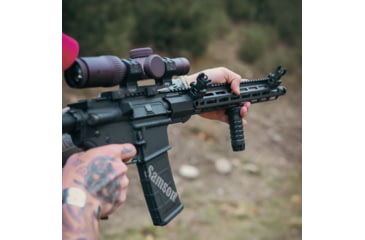 Image of Samson Picatinny Rail Vertical Assembly Grip, Medium Grenade, Polymer, Medium Length, 04-06095-18