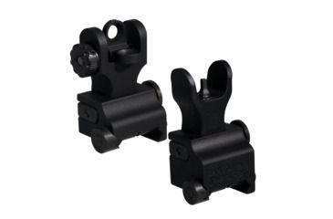 Image of Samson Top Mounted Deployable Front and Rear Sight, Black, QF-EXT-A2-SP PKG