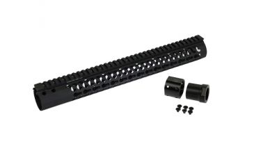 Image of Samson RTR Series Handguard, 15in for Ruger RPR w/Gen 1 to Gen 2 Conv. Kit, Black, 01-05001-01