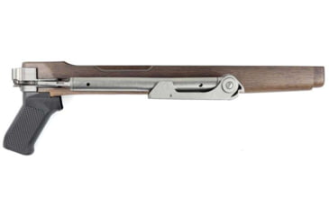 Image of Samson Ruger 10/22 Folding Stock w/Polymer Grip, Stainless Steel, Walnut Finish, Black Polymer Grip, 10-00037-00