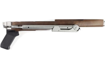 Image of Samson Ruger Mini-14 Folding Stock w/Polymer Grip, Stainless Steel, Walnut Finish, Right Hand, 10-00001-00