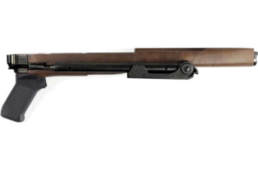 Image of Samson Ruger Mini-14 Folding Stock w/Polymer Grip, Walnut Finish, Right Hand, Black Oxide, 10-00001-03