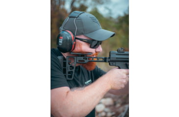 Image of Samson S.A.S MP5 End Cap Folding Stock, Ambidextrous, Black, 04-06163-01