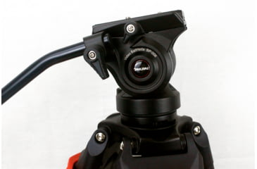 Image of SAMURAI Broadcast Pro Plus Professional 3-Section w/Fluid Head Video Tripod, Black, BROADCASTPlus