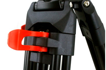 Image of SAMURAI Broadcast Pro Plus Professional 3-Section w/Fluid Head Video Tripod, Black, BROADCASTPlus