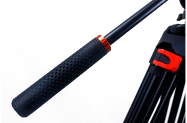 Image of SAMURAI Broadcast Pro Plus Professional 3-Section w/Fluid Head Video Tripod, Black, BROADCASTPlus