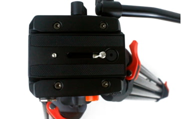 Image of SAMURAI Broadcast Pro Plus Professional 3-Section w/Fluid Head Video Tripod, Black, BROADCASTPlus