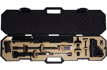 Image of San Tan Tactical Everything But The Lower AR-15 5.56x45mm NATO 16inch Upper Receiver, Rifle Length, 1-7 Twist, 1/2x28 Threads, Black, EBTLK-16-BLK
