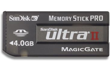 Image of Sandisk Memory Stick Pro Ultra II, 4GB - SDMSPH4096901