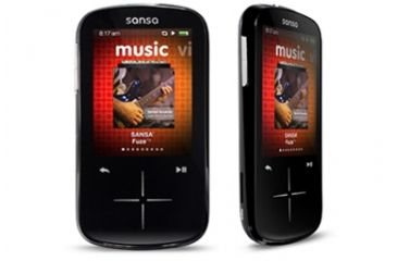Image of SanDisk MP3 Player, 16GB, Sansa Fuze+, Black