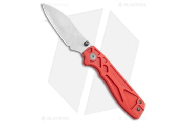 Image of Sandrin Knives Torino Recoil Folding Knife, 3.00in, Tungsten Carbide, Sheepsfoot Blade, G10 Red Handle, Steel/Red, 7.00in, BHQ-118700