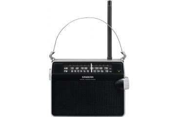 Image of Sangean AM/FM Analog Tuning Radio, Excellent Audio &amp; Reception, Tone Control PR-D6BK