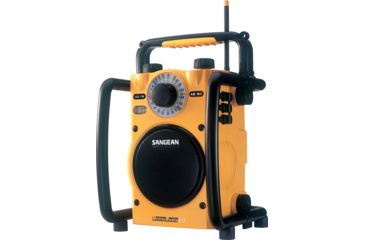Image of Sangean AM/FM, Analog Tuning, Ultra Rugged, Aux/Mic/9-15V DC in Jacks, Yellow U-1