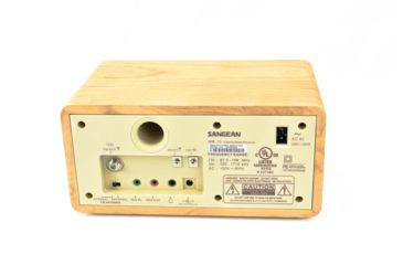 Image of Sangean AM/FM Analog Tuning w/ LED Indicator, Dynamic Bass, Rec Out, Walnut WR-11